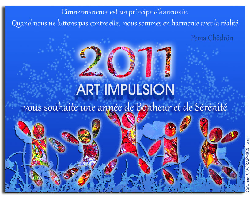 Voeux 2011 Art Impulsion crée par VD Graphics